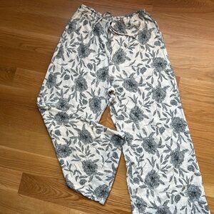 Abercrombie Crinkle Textured Pull-On Palazzo Pant